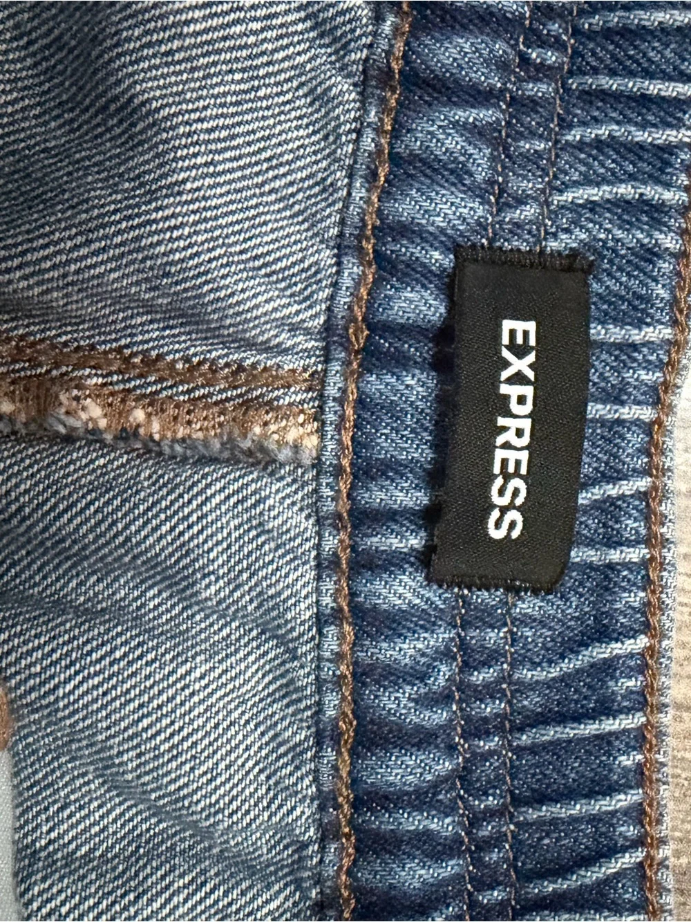 Express Women's Light Blue Denim Shorts